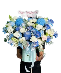 giỏ hoa yêu thương mãi mãi