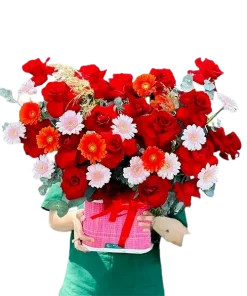giỏ hoa Hương Tình Yêu