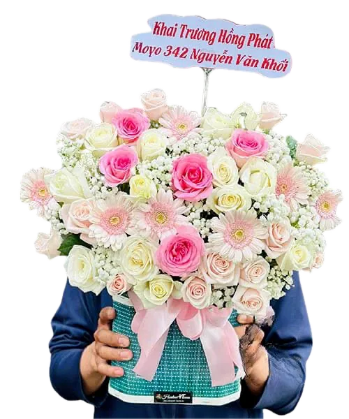 750 (6) ĐƯỢC XÓA NỀN giỏ hoa hạnh phúc vẹn nguyên