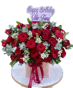 giỏ hoa gữi trọn yêu thương