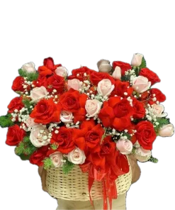giỏ hoa lời yêu thương nhỏ