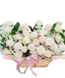 giỏ hoa giọt sương đêm