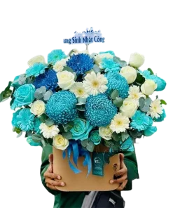 giỏ hoa cơn gió nhẹ