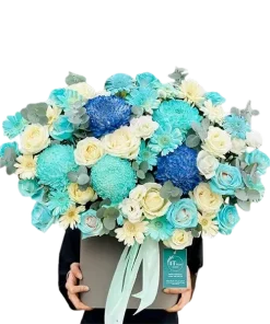 giỏ hoa sóng biển xa