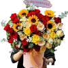 giỏ hoa giao hưởng tình yêu