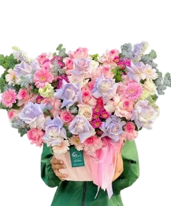 giỏ hoa đoá hoa bình minh