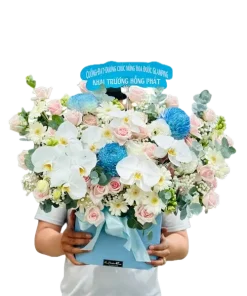 giỏ hoa chút gì ngọt ngào