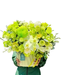 giỏ hoa nụ cười ngày mới