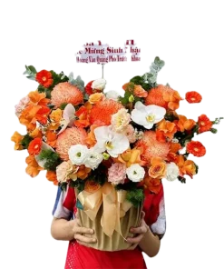 giỏ hoa hương tình ngọt ngào