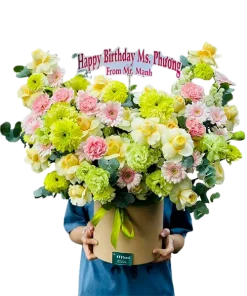 giỏ hoa Mùa yêu thương