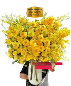 Giỏ hoa cao cấp thịnh vượng