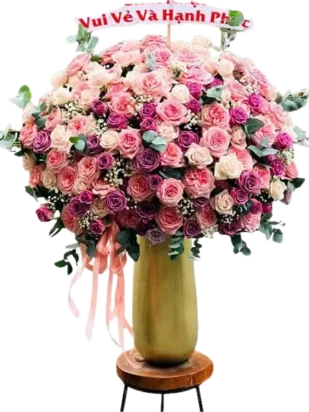 giỏ hoa đẳng cấp mãi mãi