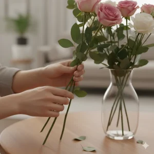 bí quyết hồi sinh hoa tươi 2